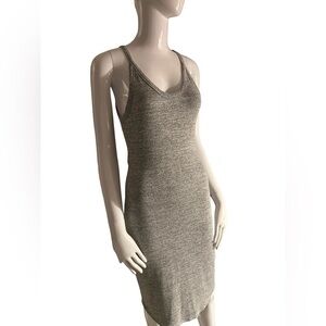 Wilfred Gray Knit Midi Dress